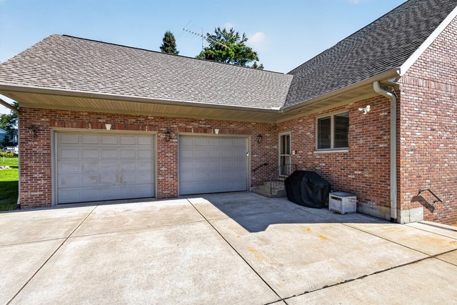 Heated 2-car attached garage